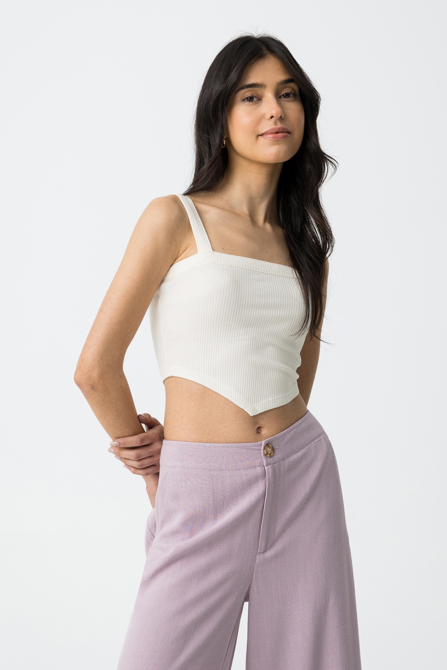 Ribbed Crop Top