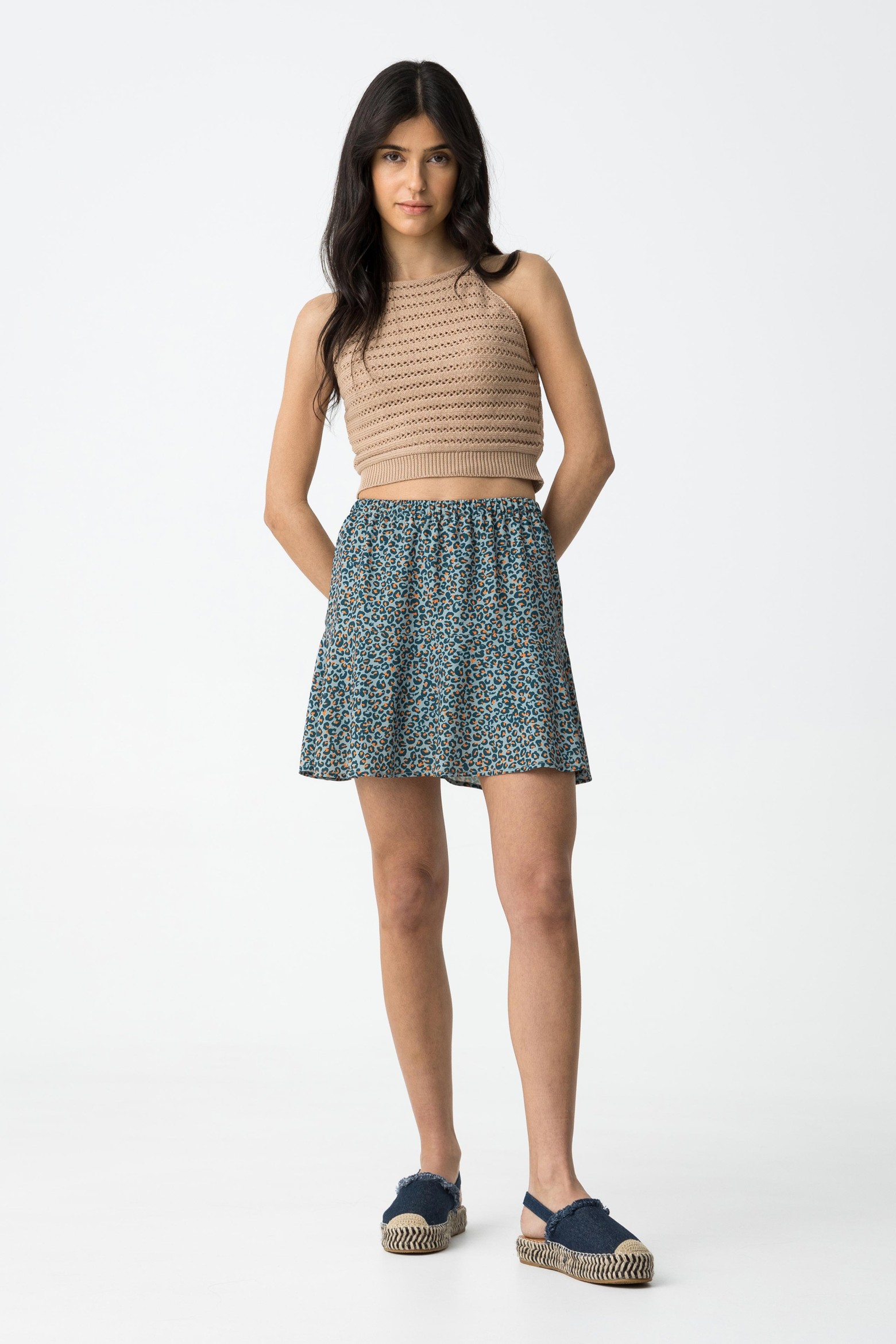 Saia-calo Estampado Floral