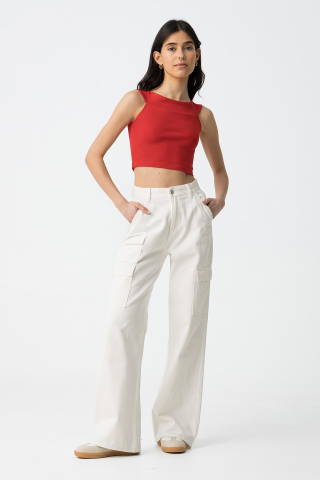 Paloma Cargo Wide Leg Jeans