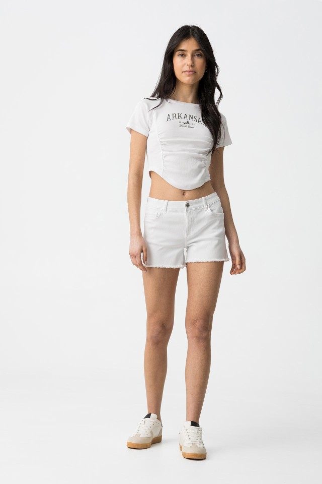 Denim shorts