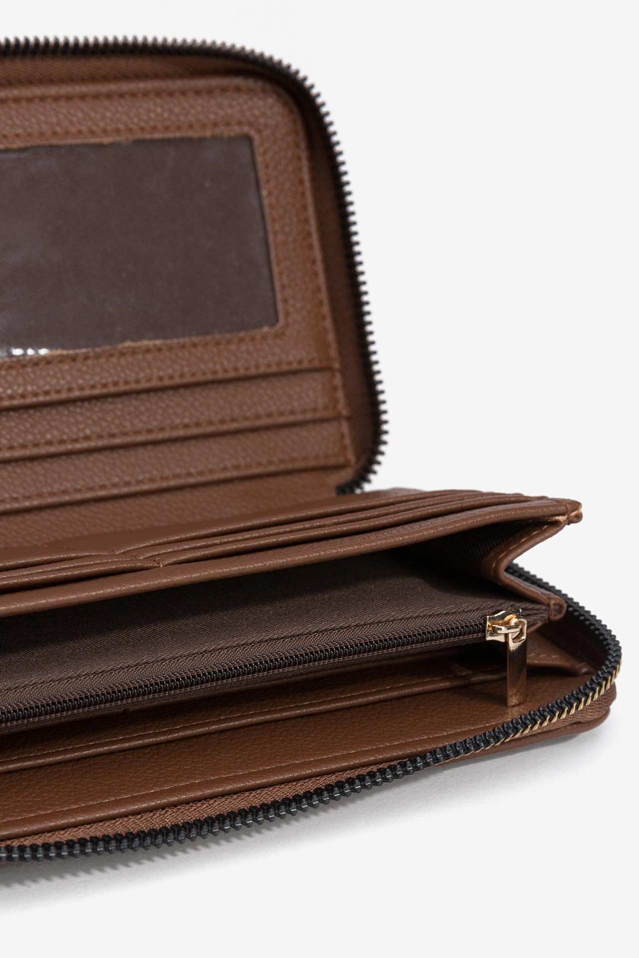 Large Leather Effect Coin Purse