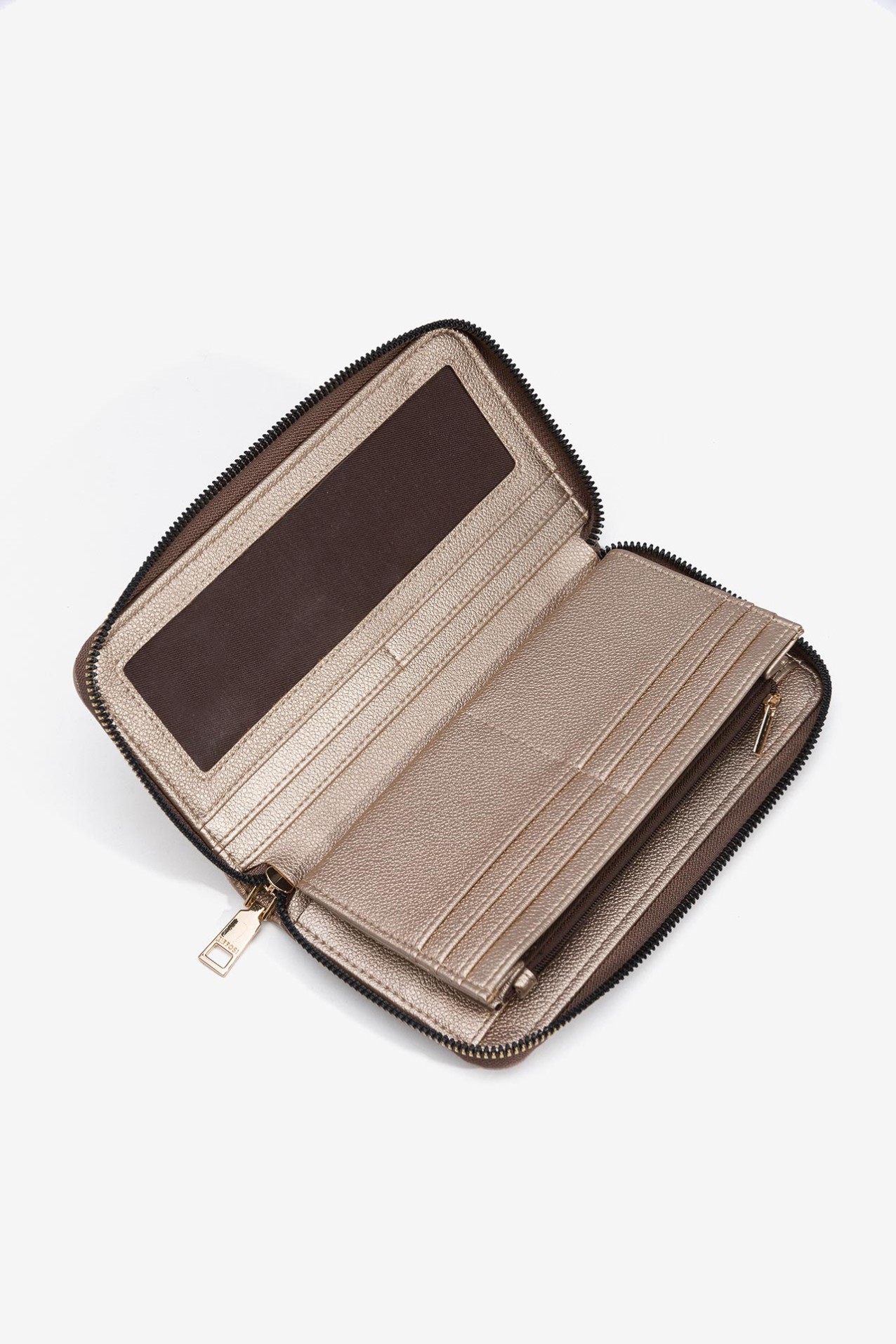 Large Leather Effect Coin Purse