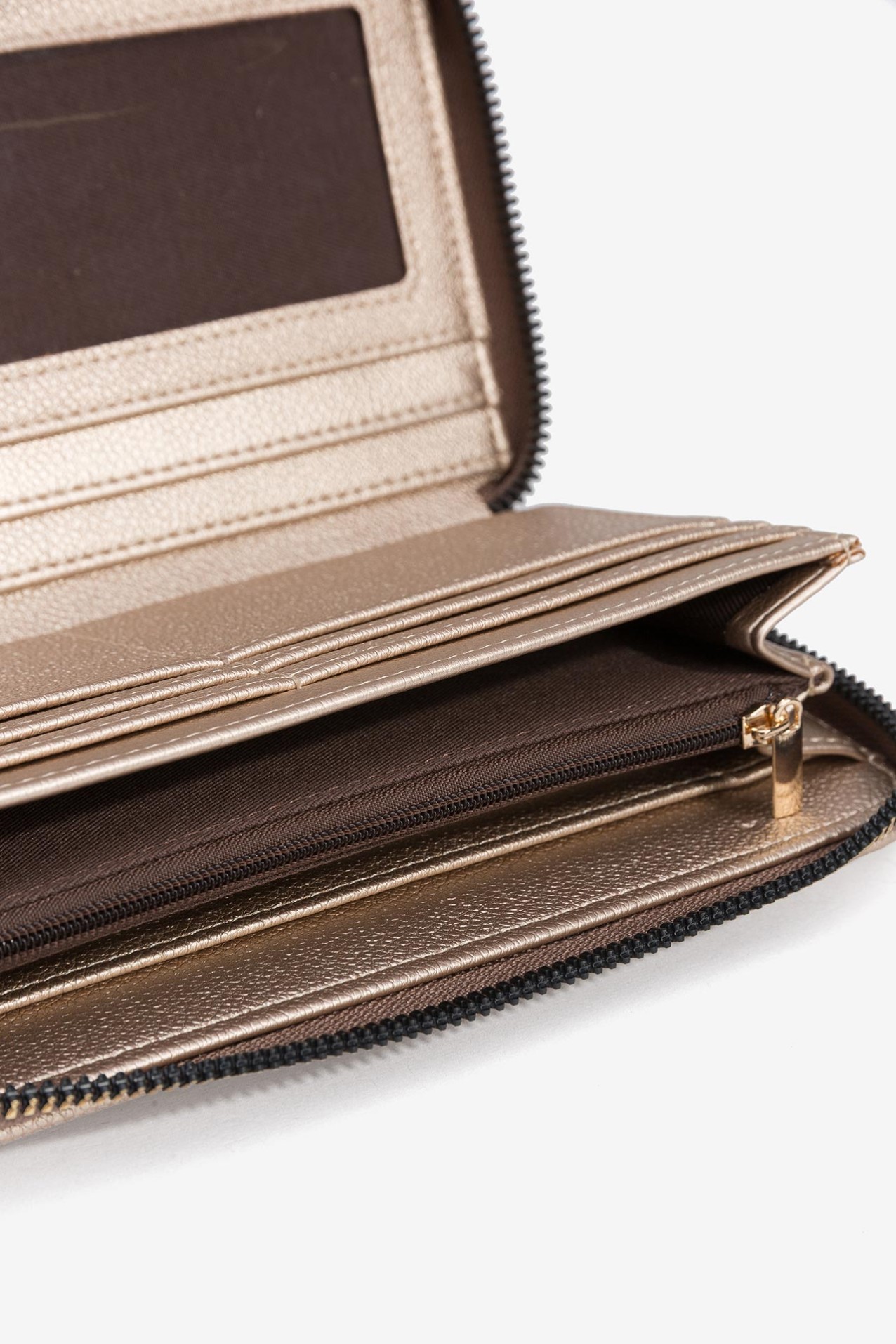 Large Leather Effect Coin Purse