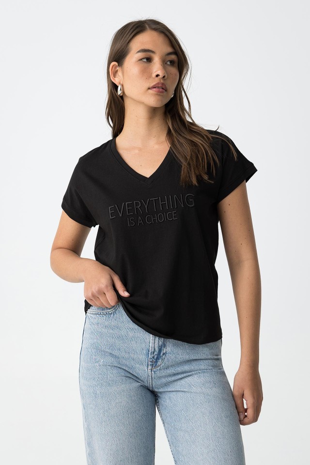 Embroidered T-shirt