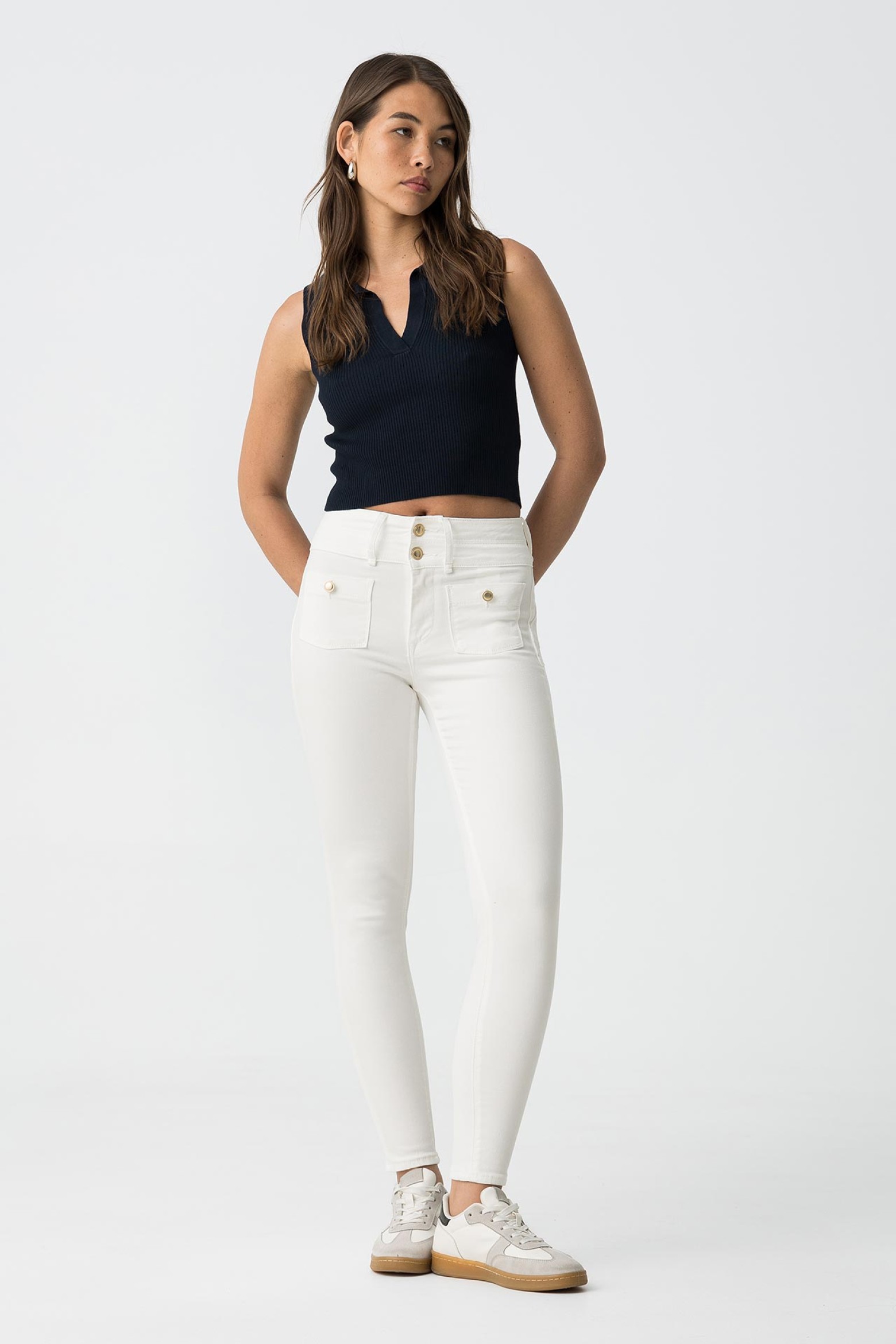 Jeans Double Up Cintura Alta