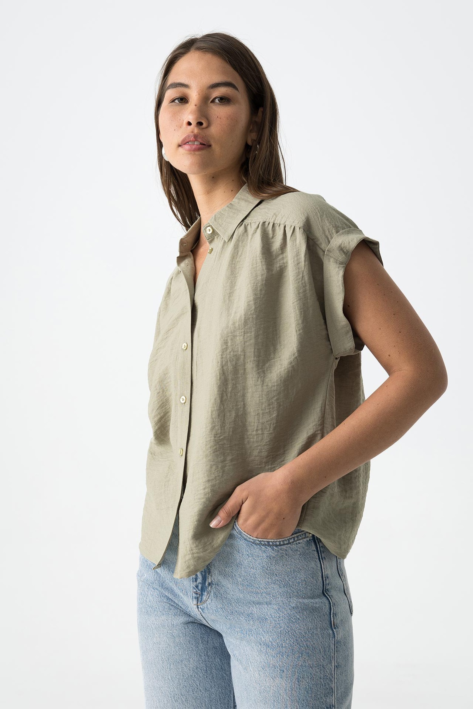 Camisa lisa