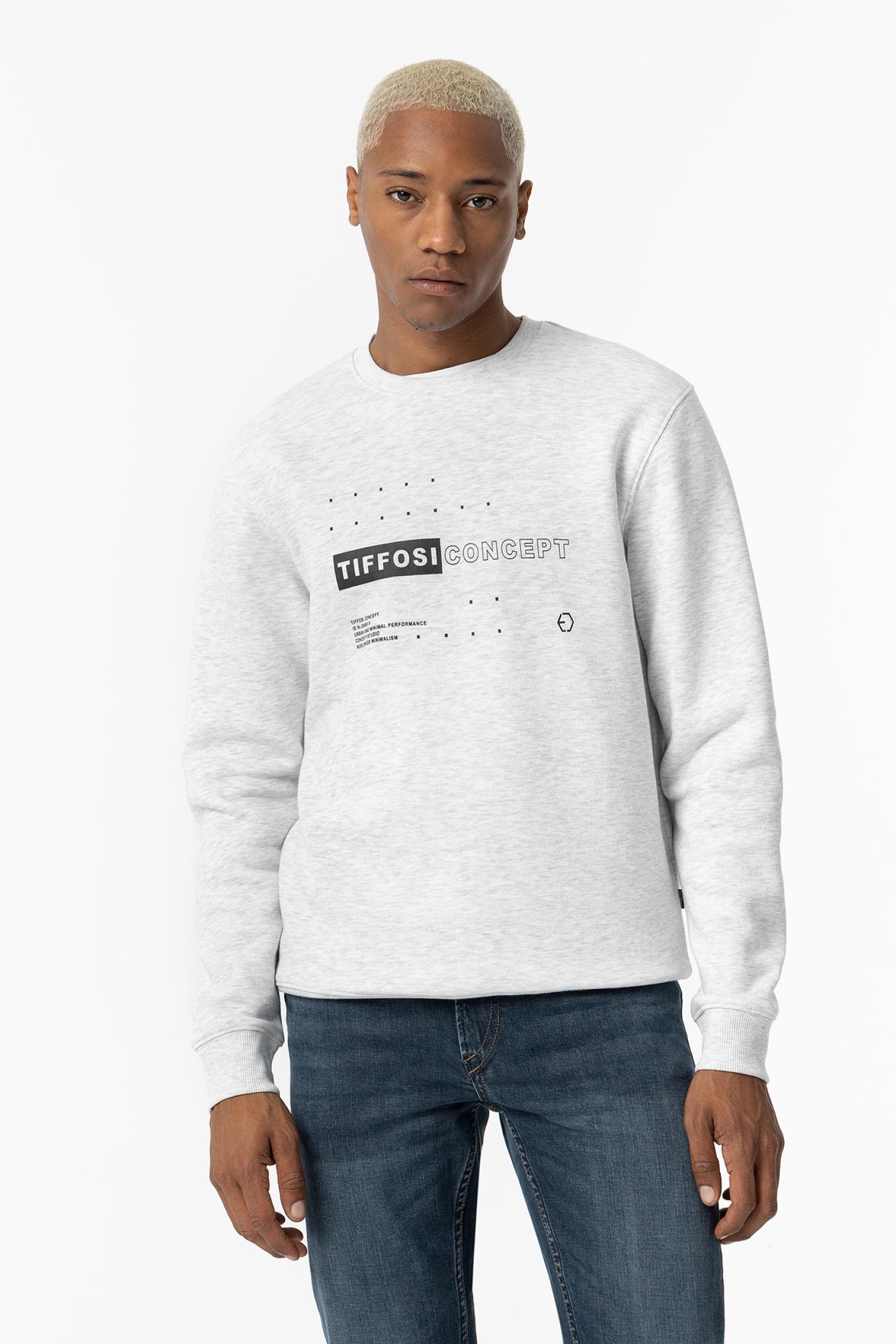 Sweatshirt com Estampado Frontal
