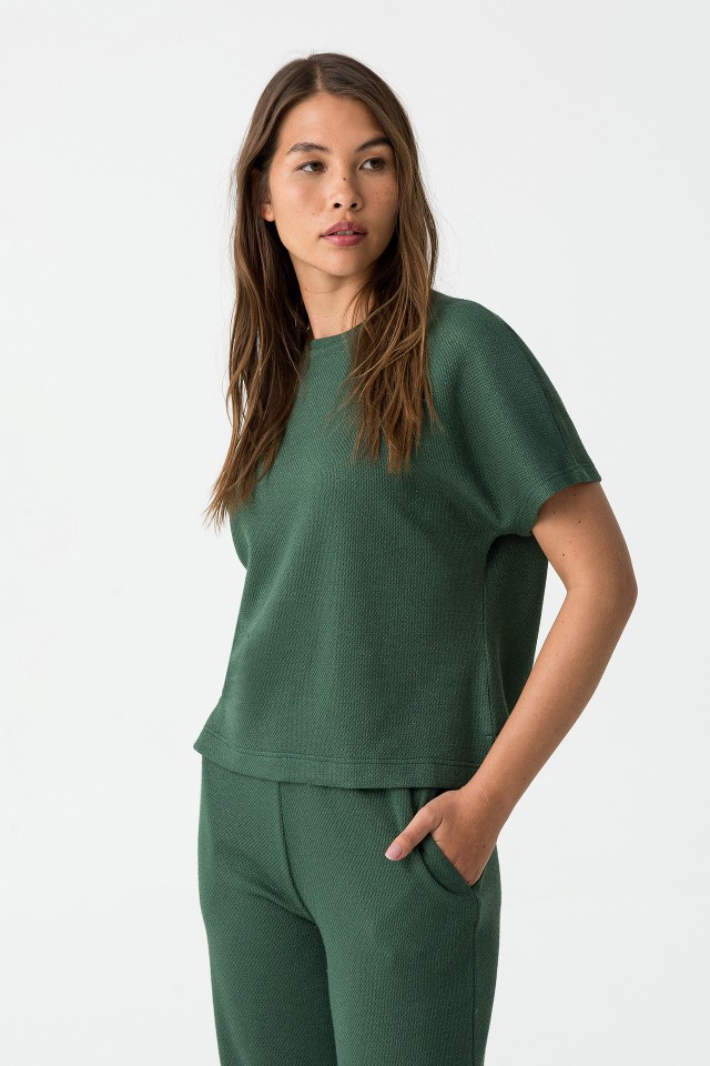 T-shirt com Textura
