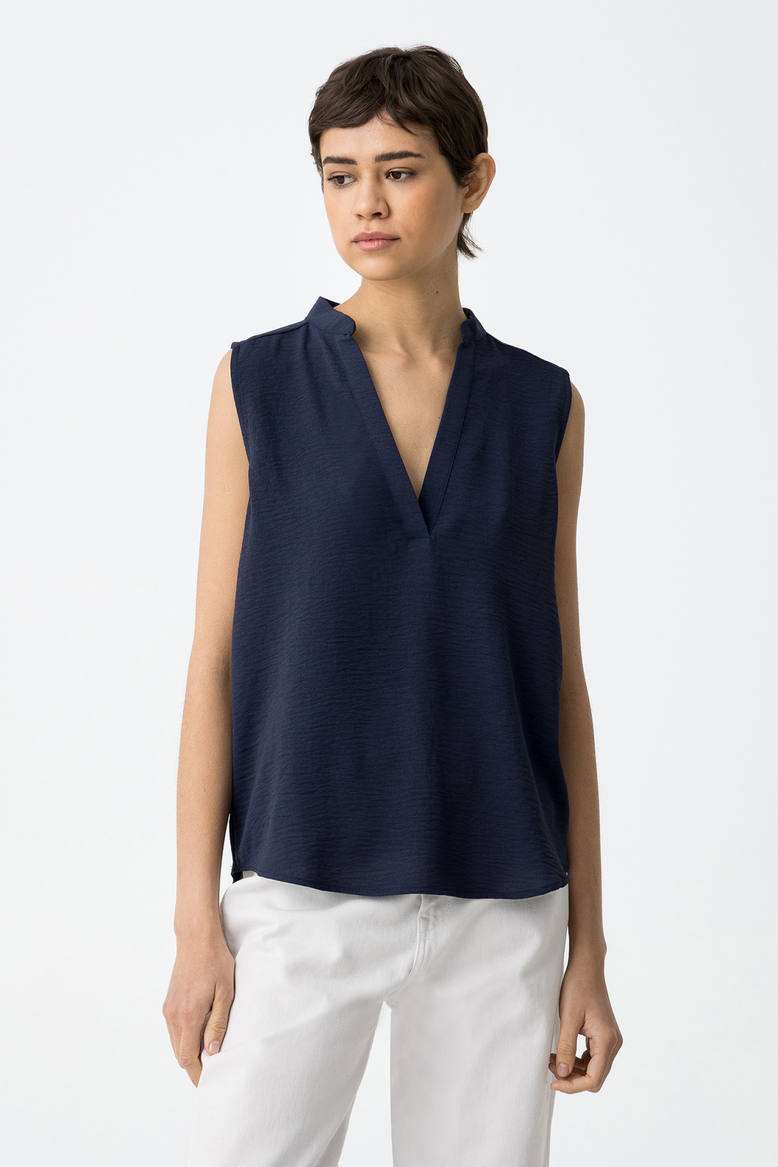 Blusa de mangas de sisa
