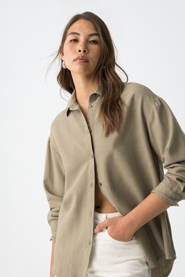 Camisa de lino