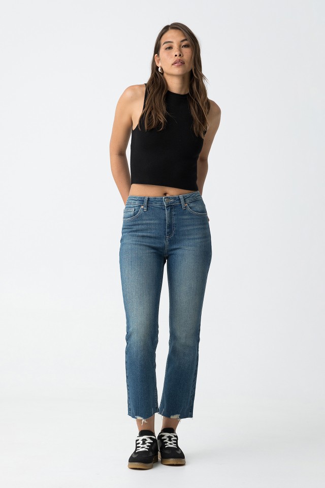 Megan Cropped Flare Jeans