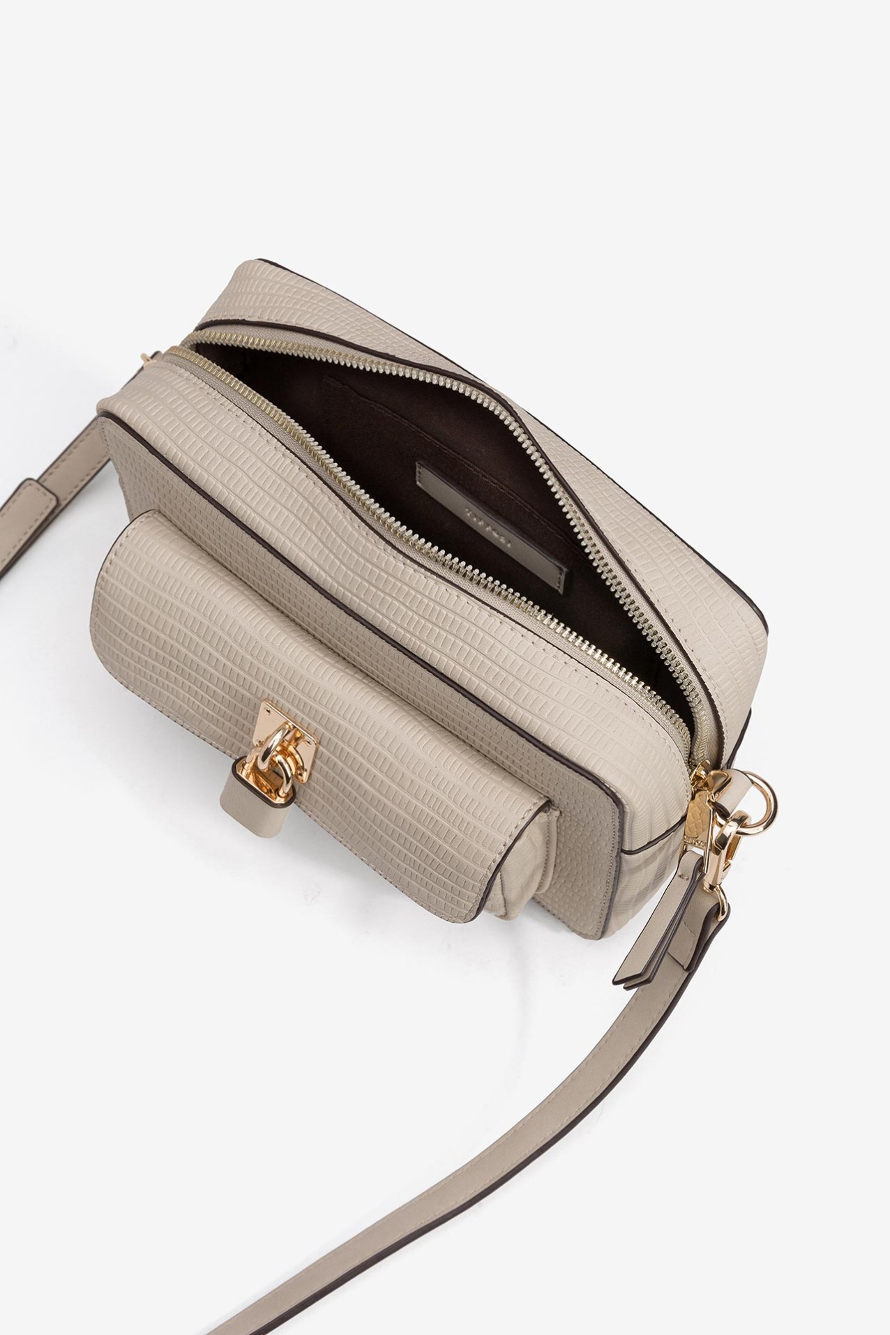 Shoulder Bag with Flap Closure