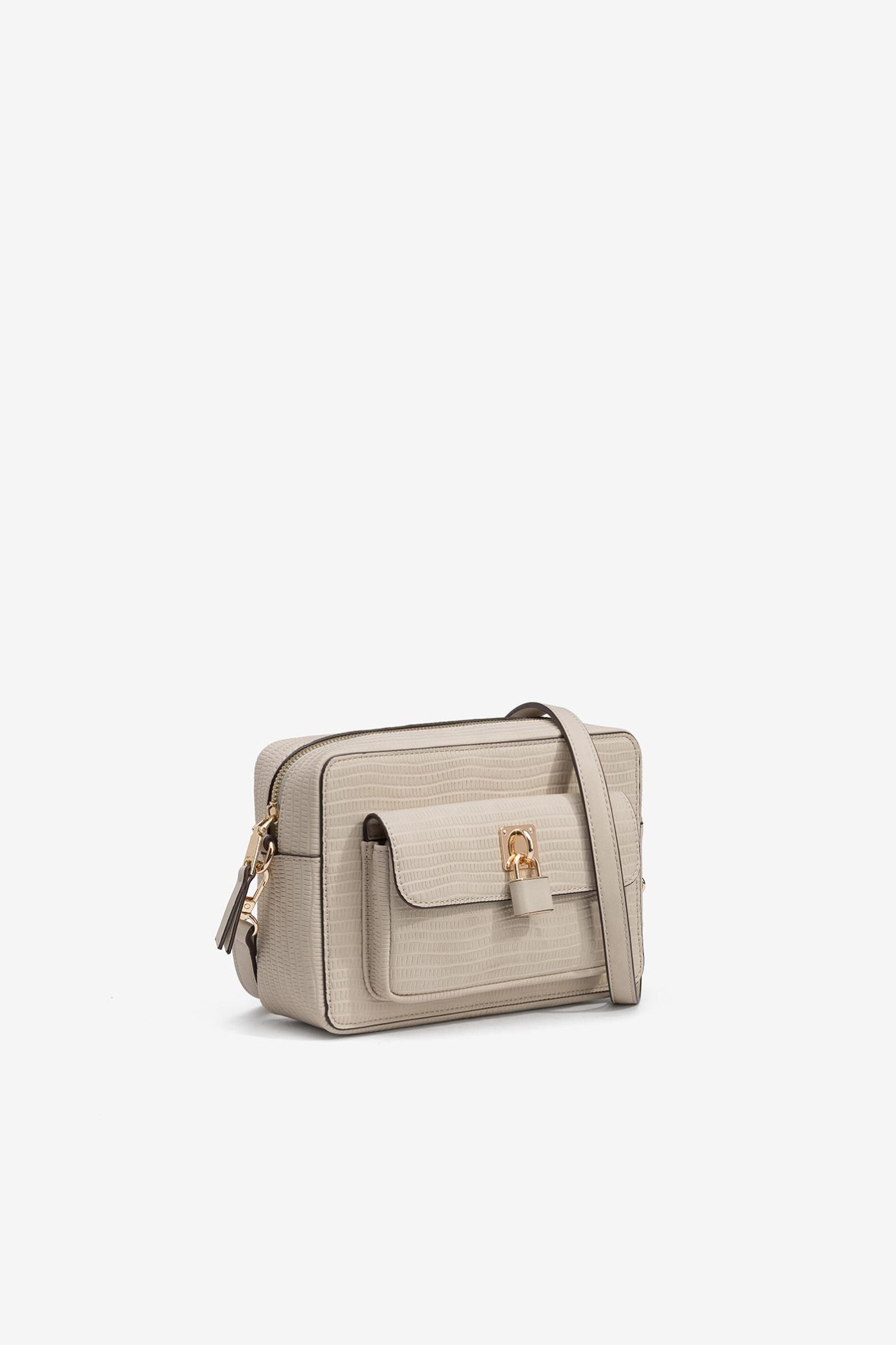 Shoulder Bag with Flap Closure