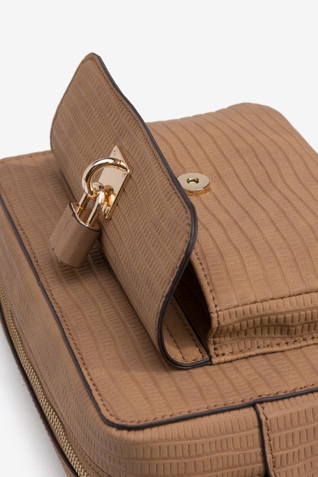 Shoulder Bag with Flap Closure