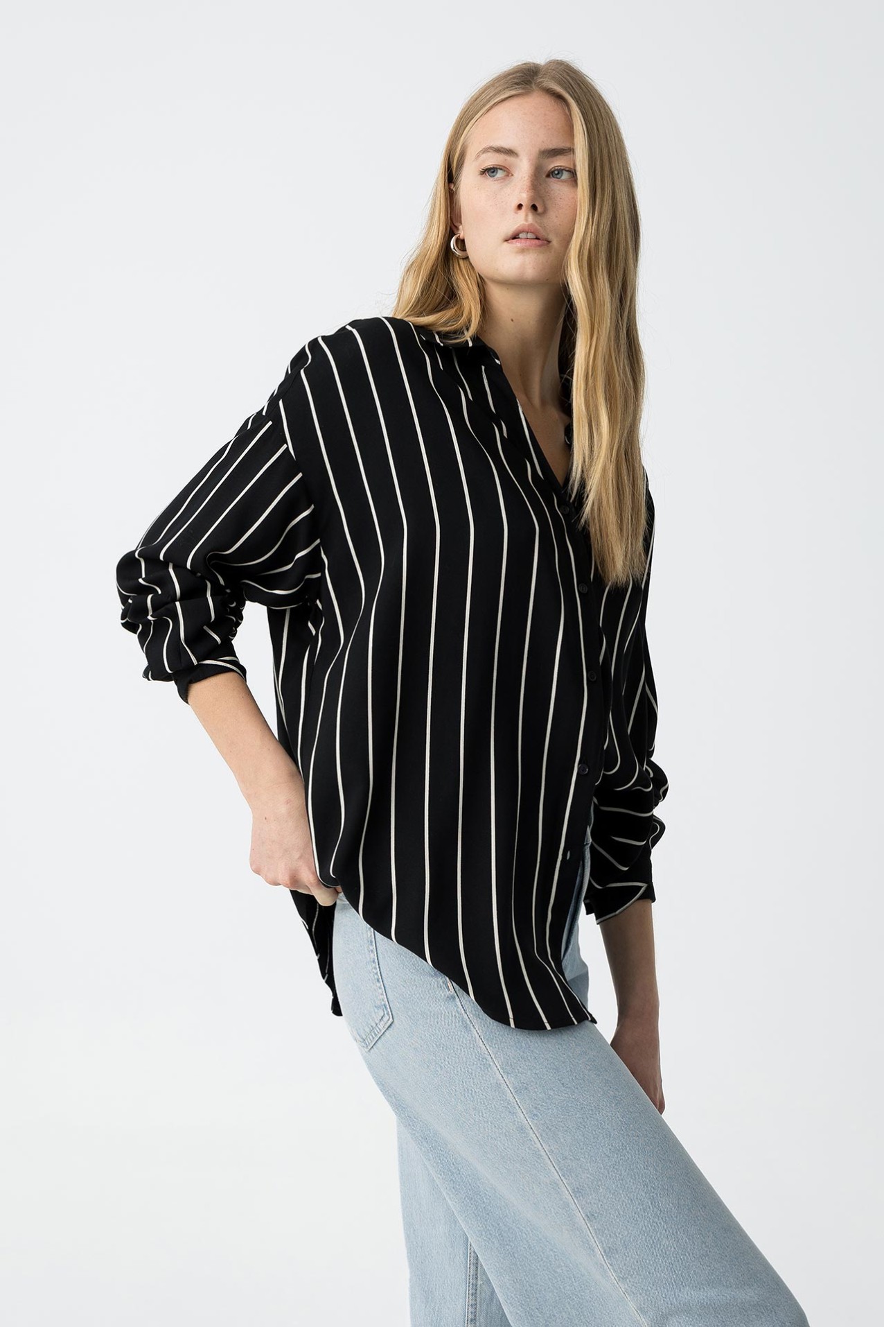 Harvest Striped Oversized Sweatshirt