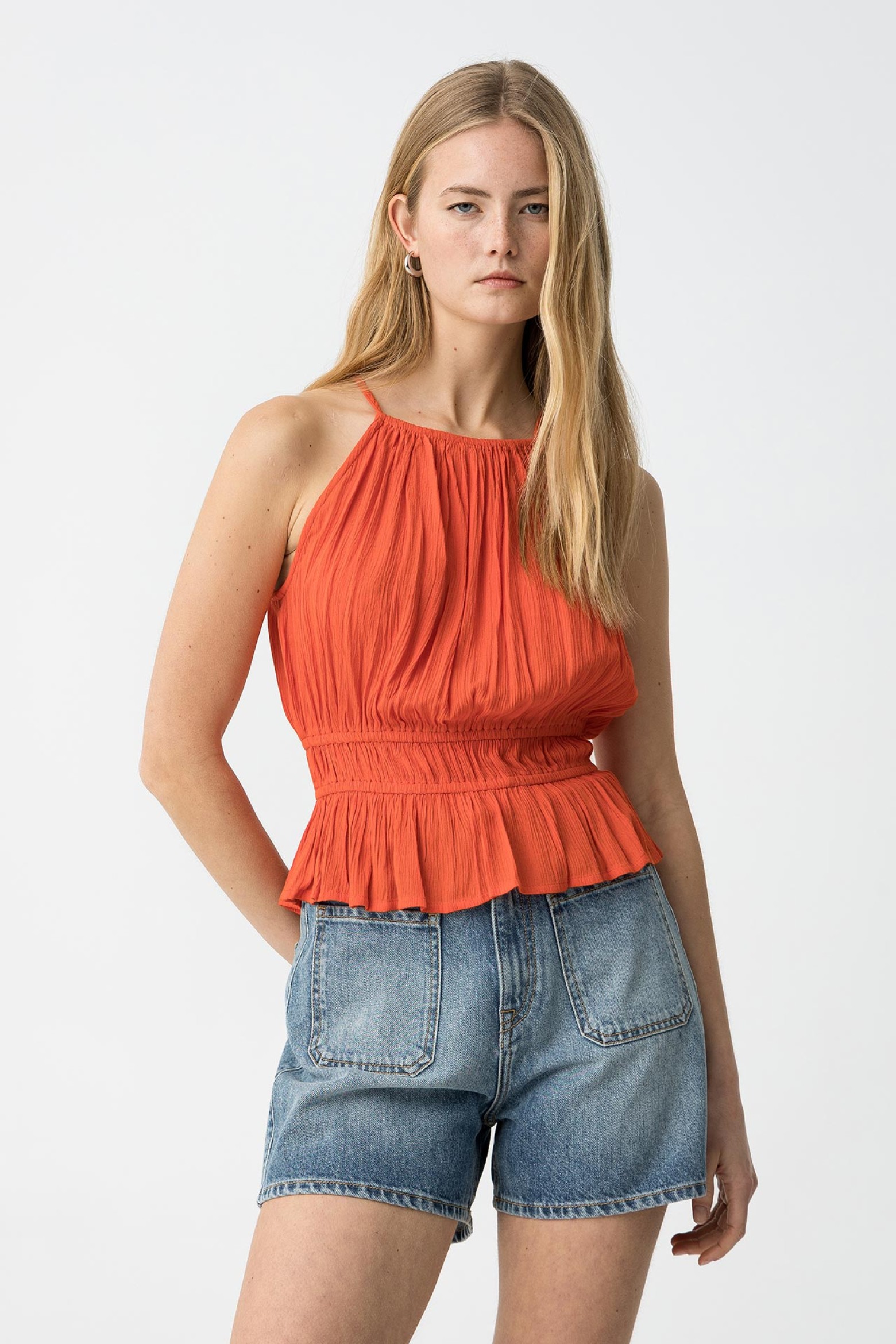 Top with Ruffles