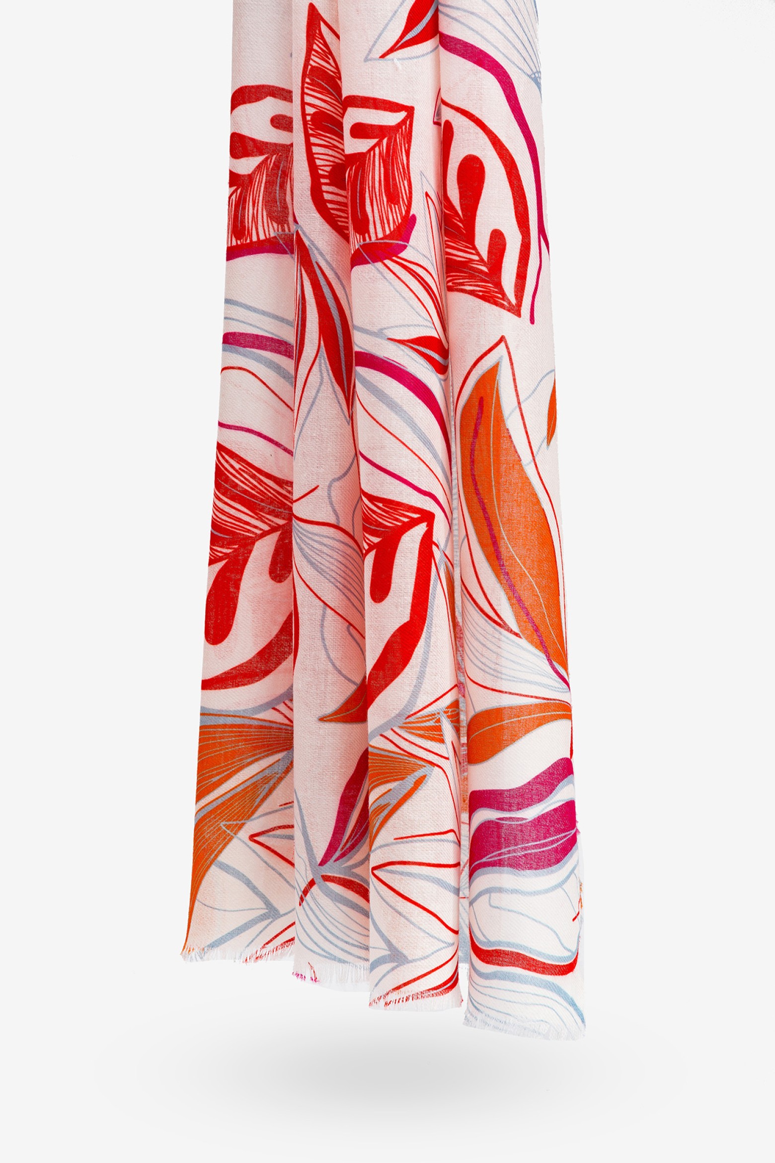 Plain Scarf with Shine