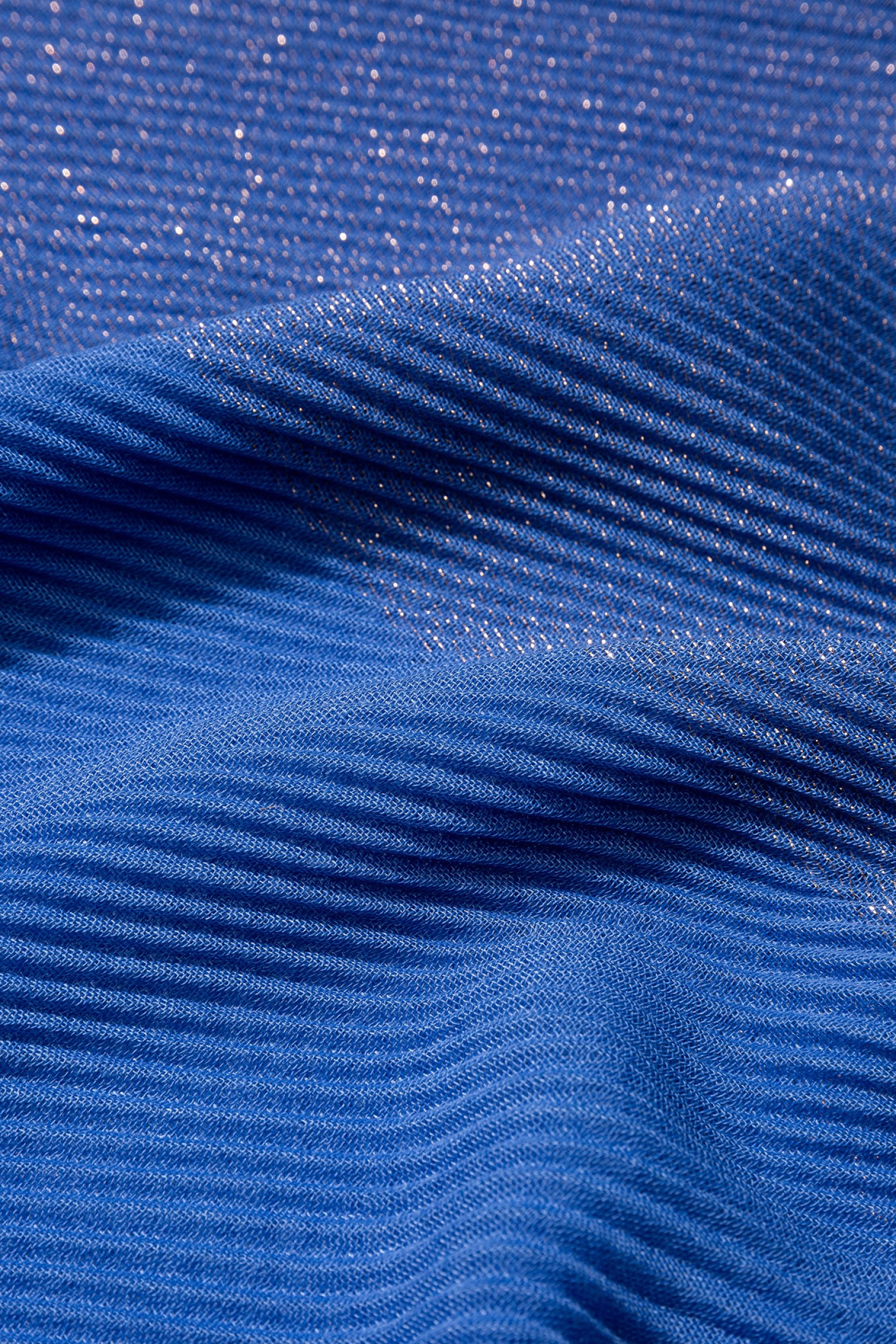 Glitter Pleated Scarf