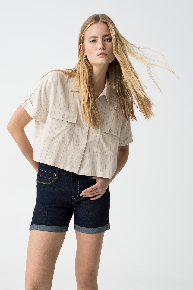 Shorts vaqueros elsticos