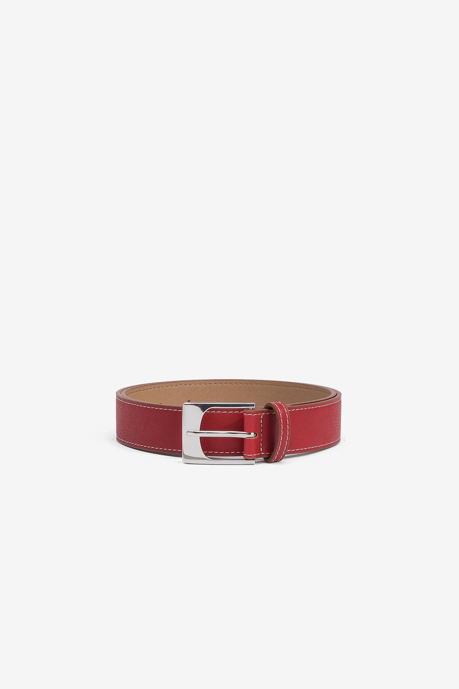 Belt with Metallic Buckle