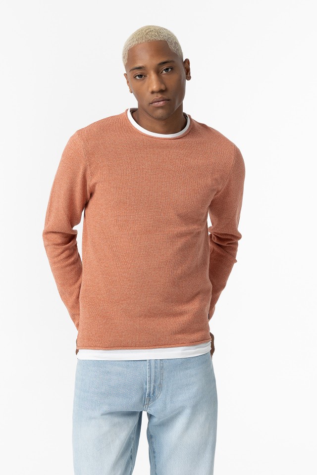 Knit Sweater with Texture