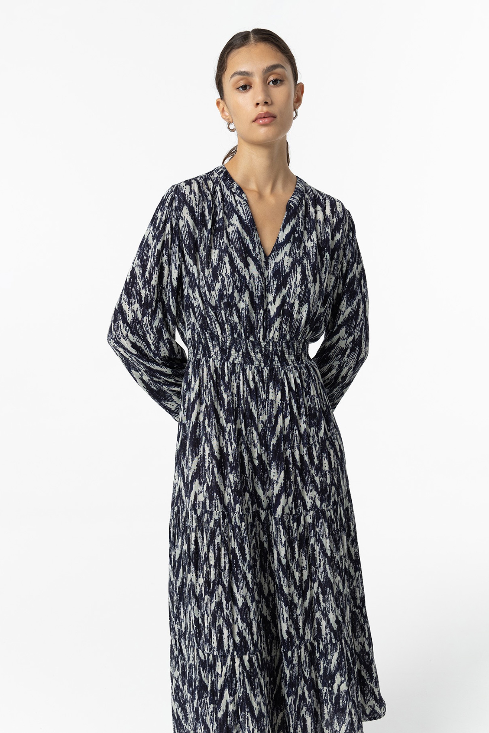 Vestido Midi Estampado