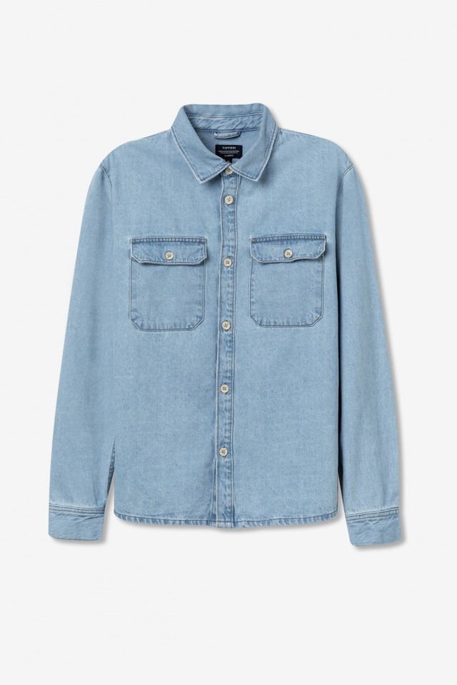 Denim Shirt with Front Pockets