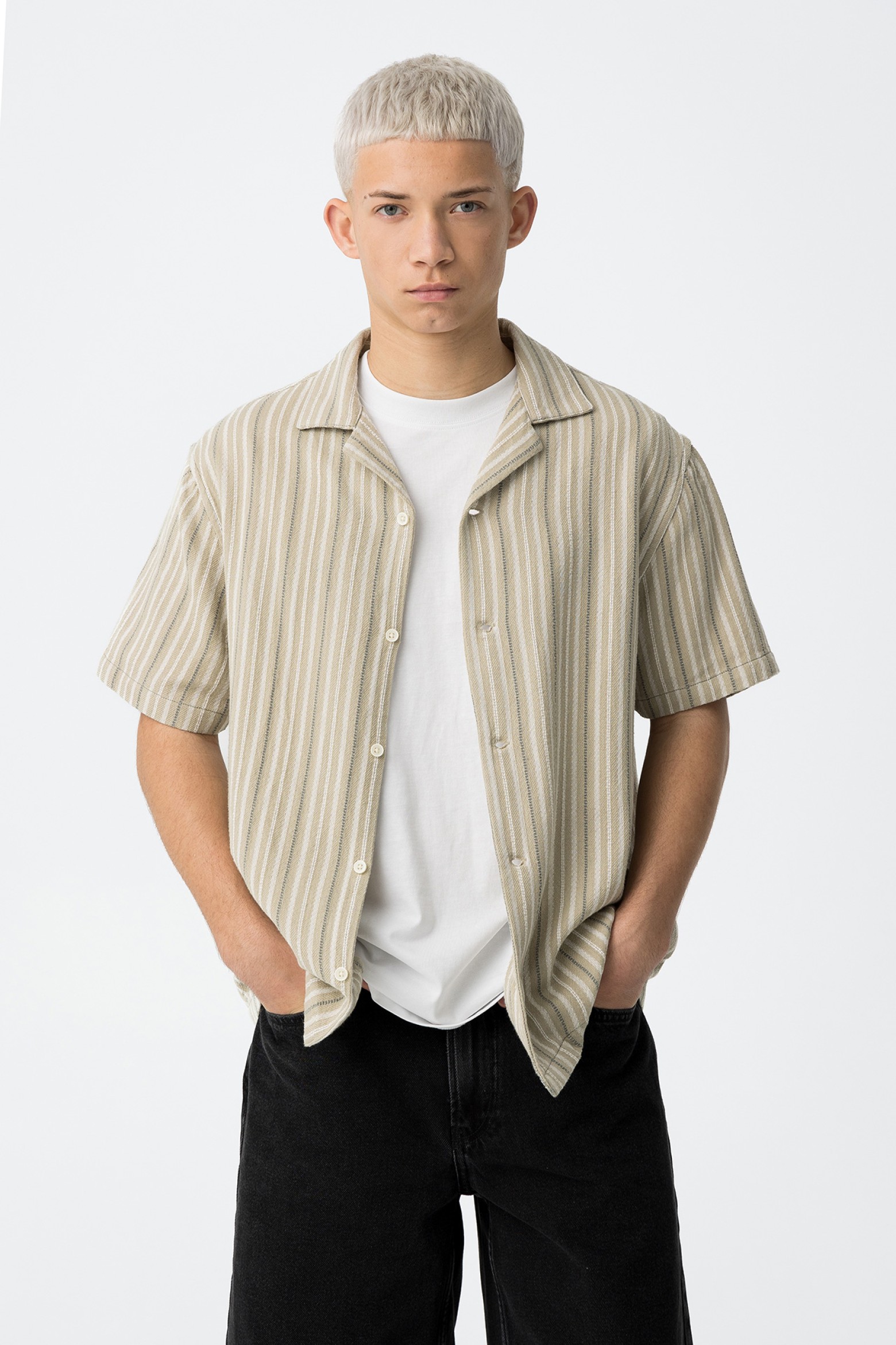 Short Sleeve Striped Shirt