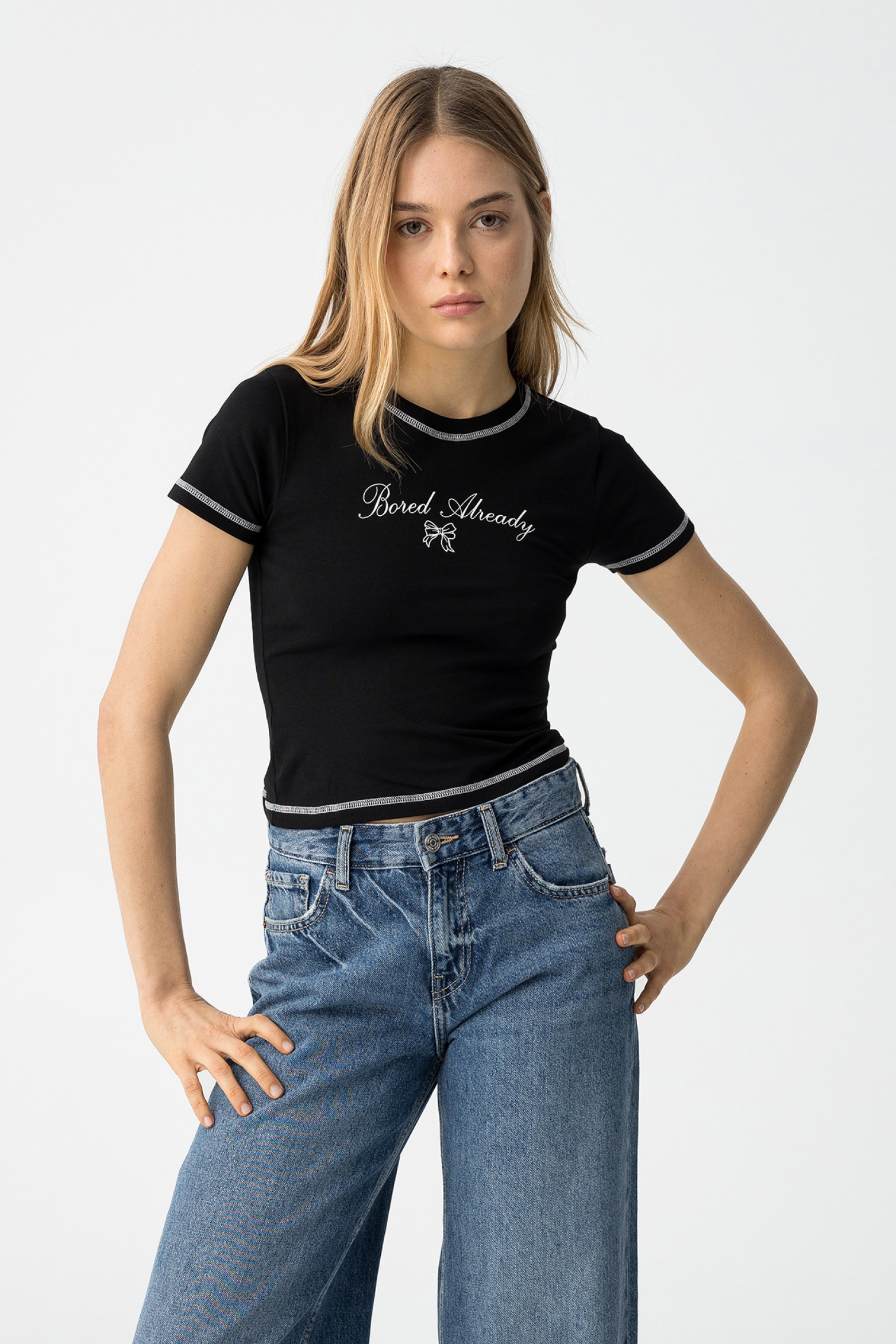 Camiseta con bordado