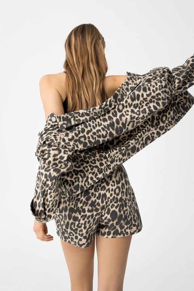 Casaco Animal Print