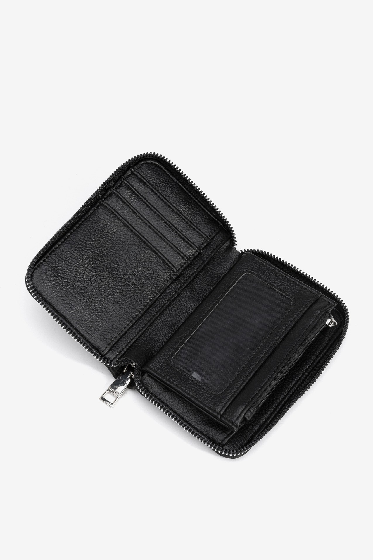 Textured Coin Purse with Zip Closure