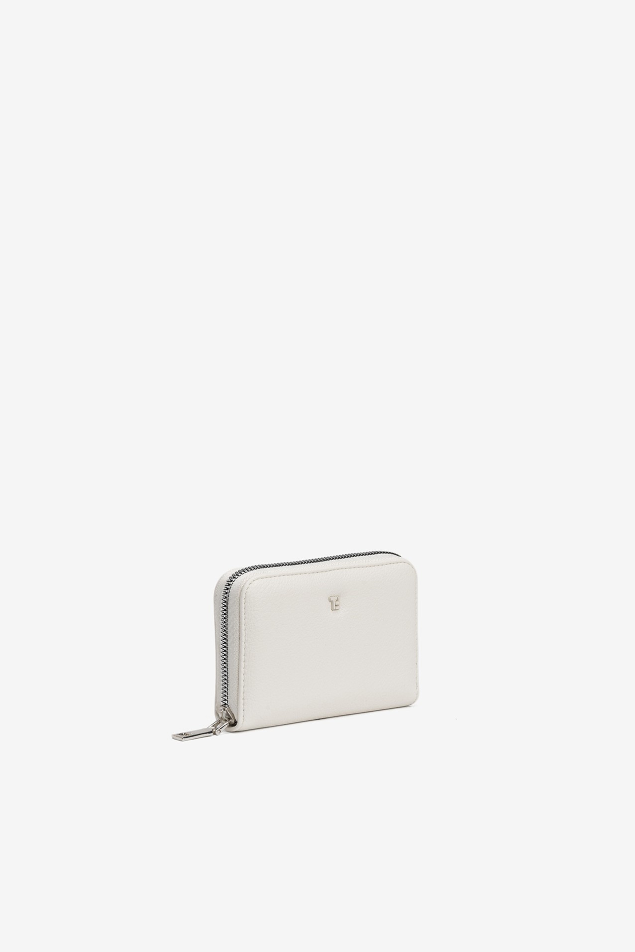 Textured Coin Purse with Zip Closure