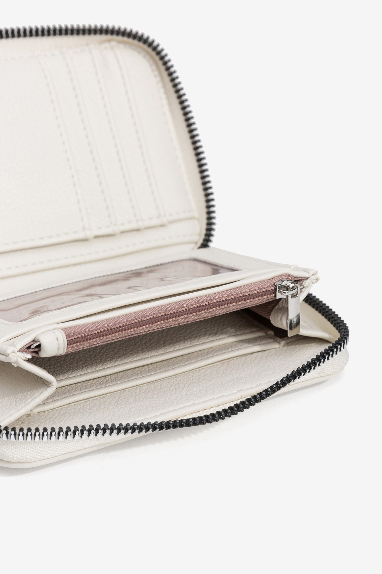 Textured Coin Purse with Zip Closure