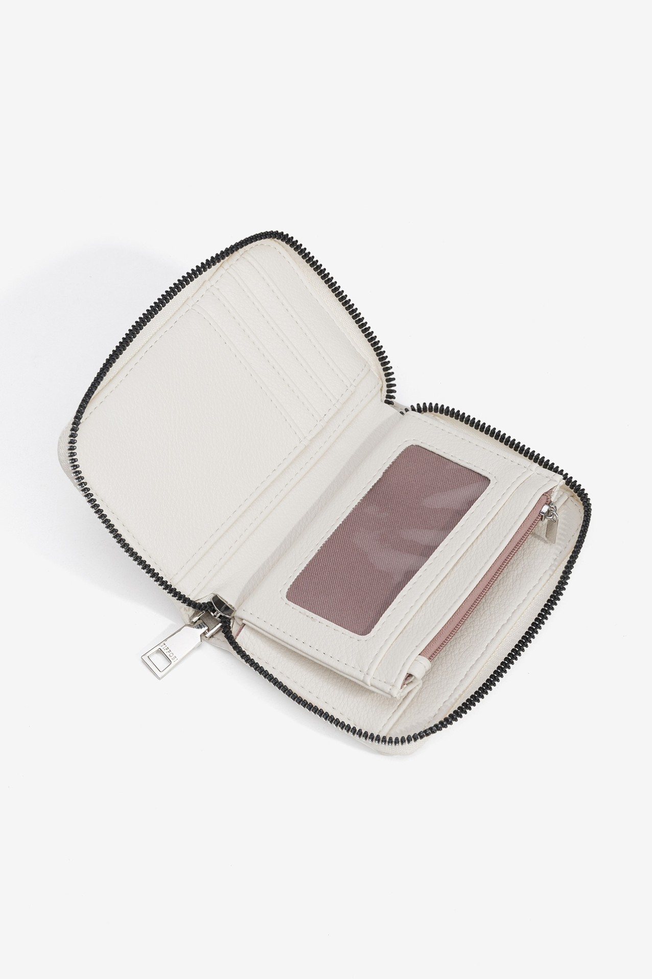 Textured Coin Purse with Zip Closure