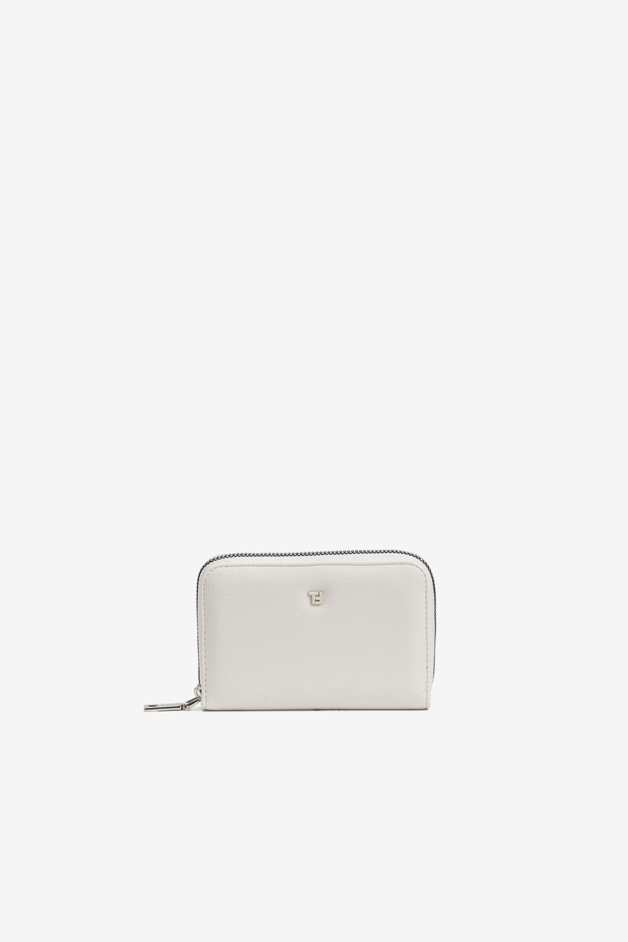 Textured Coin Purse with Zip Closure