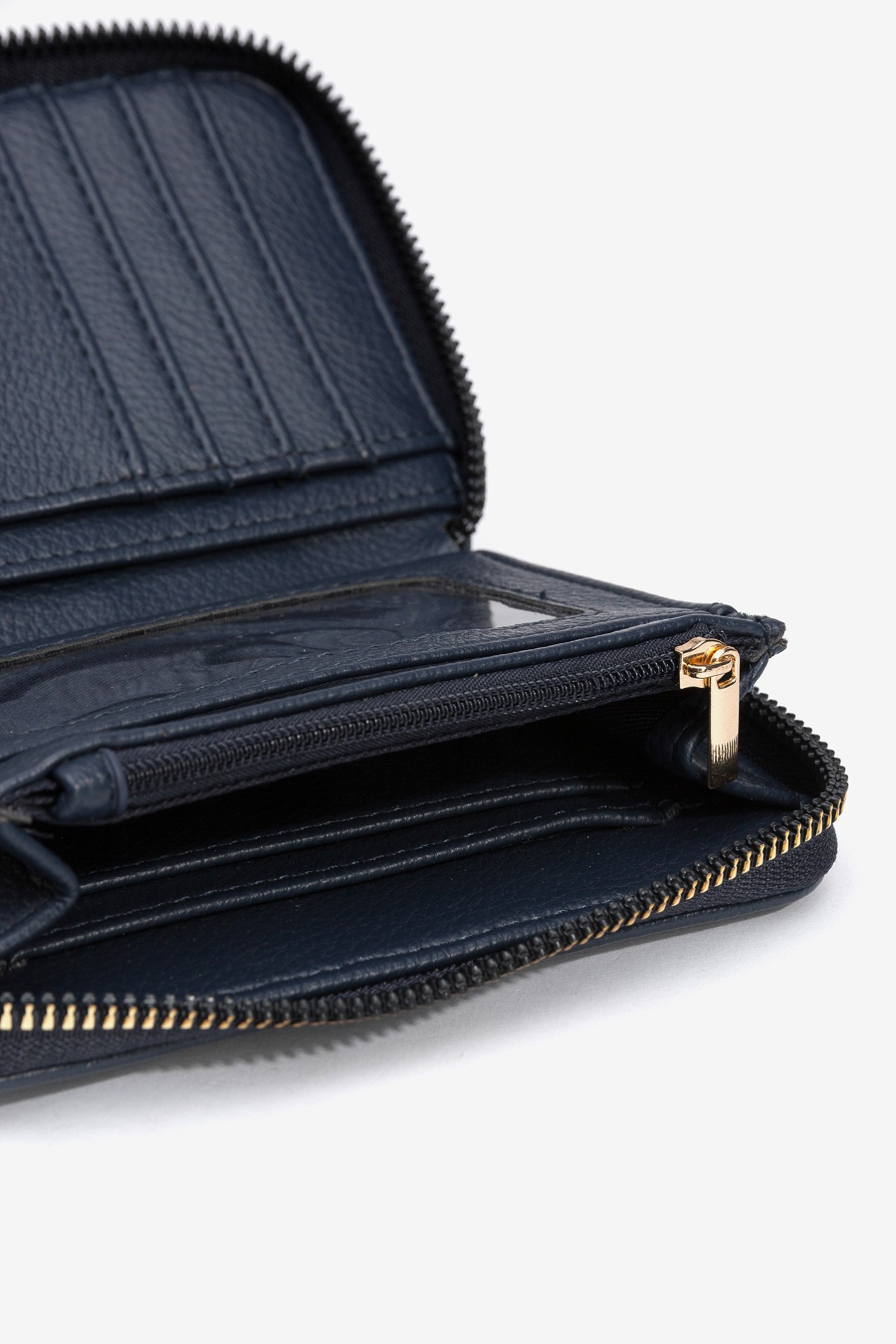 Textured Coin Purse with Zip Closure