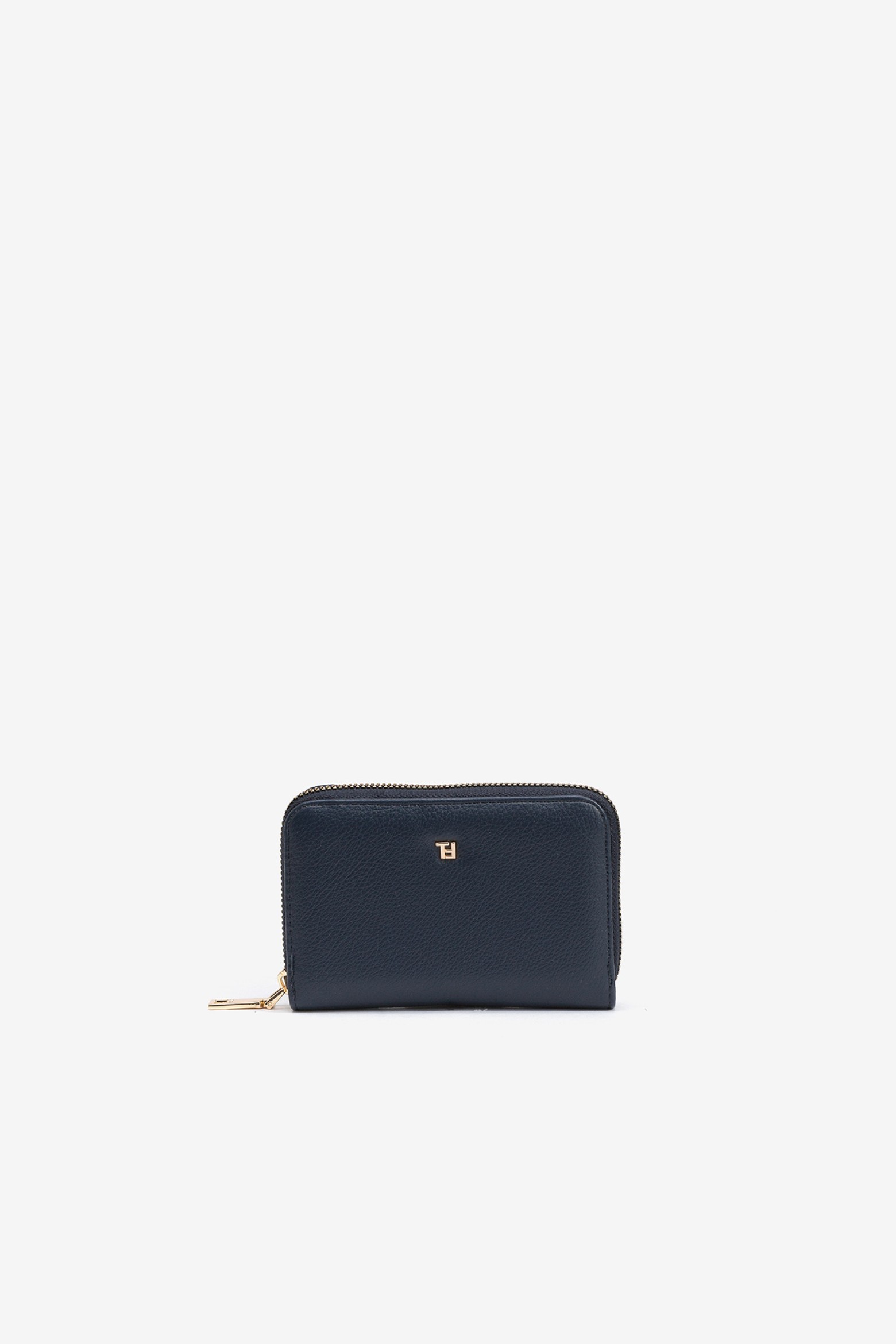 Textured Coin Purse with Zip Closure