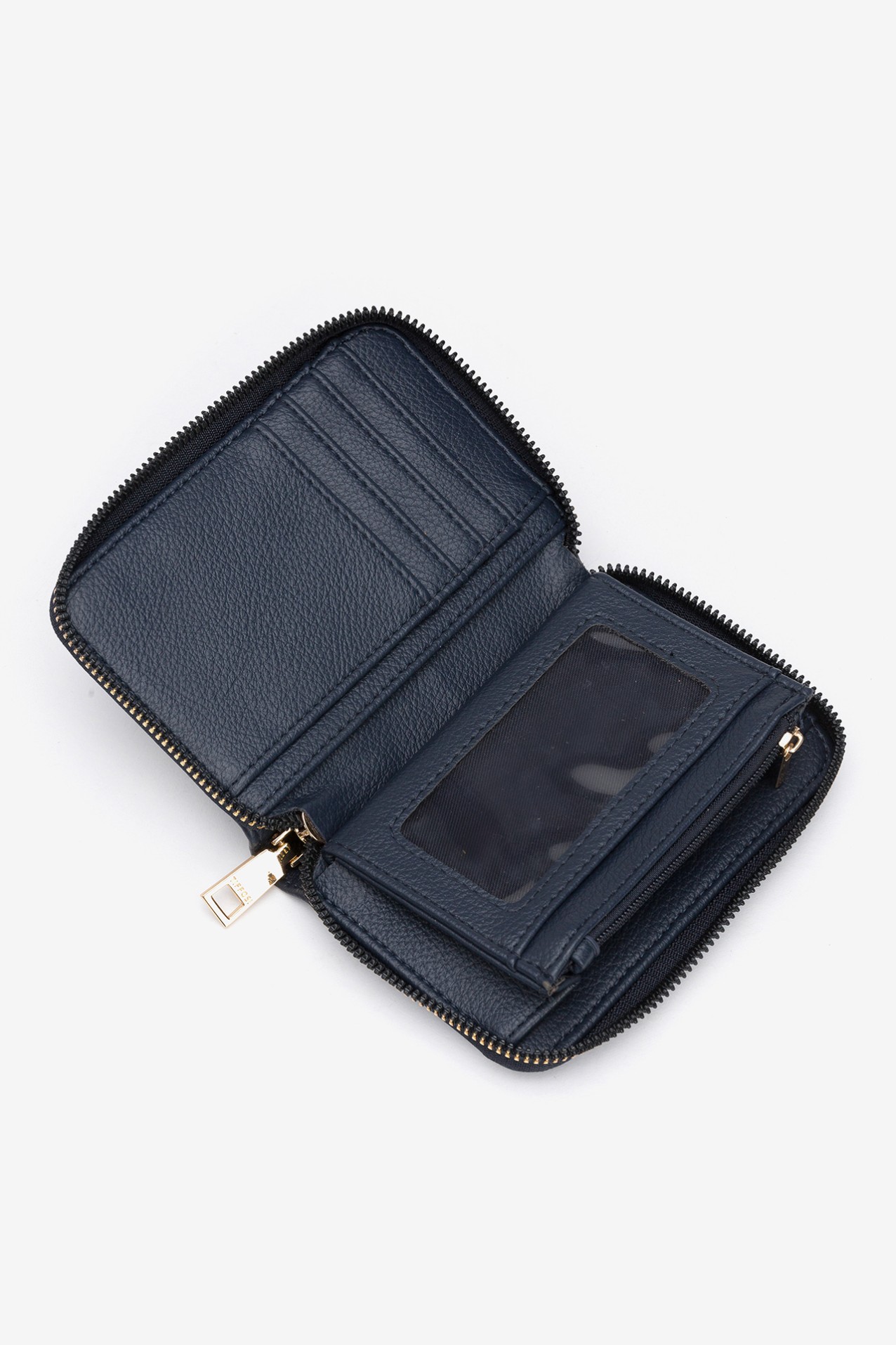 Textured Coin Purse with Zip Closure