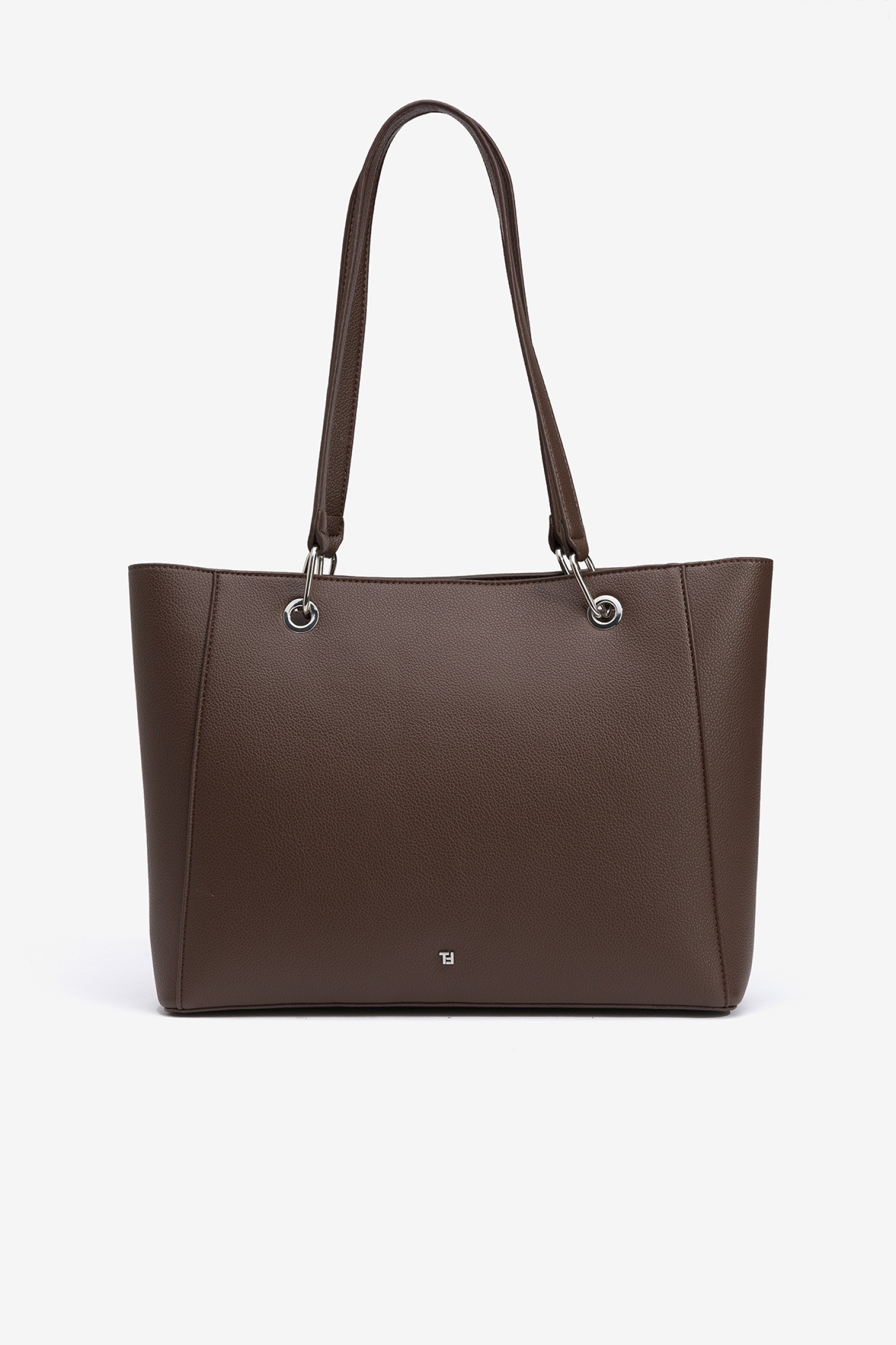 Shopper Bag with Metallic Detail