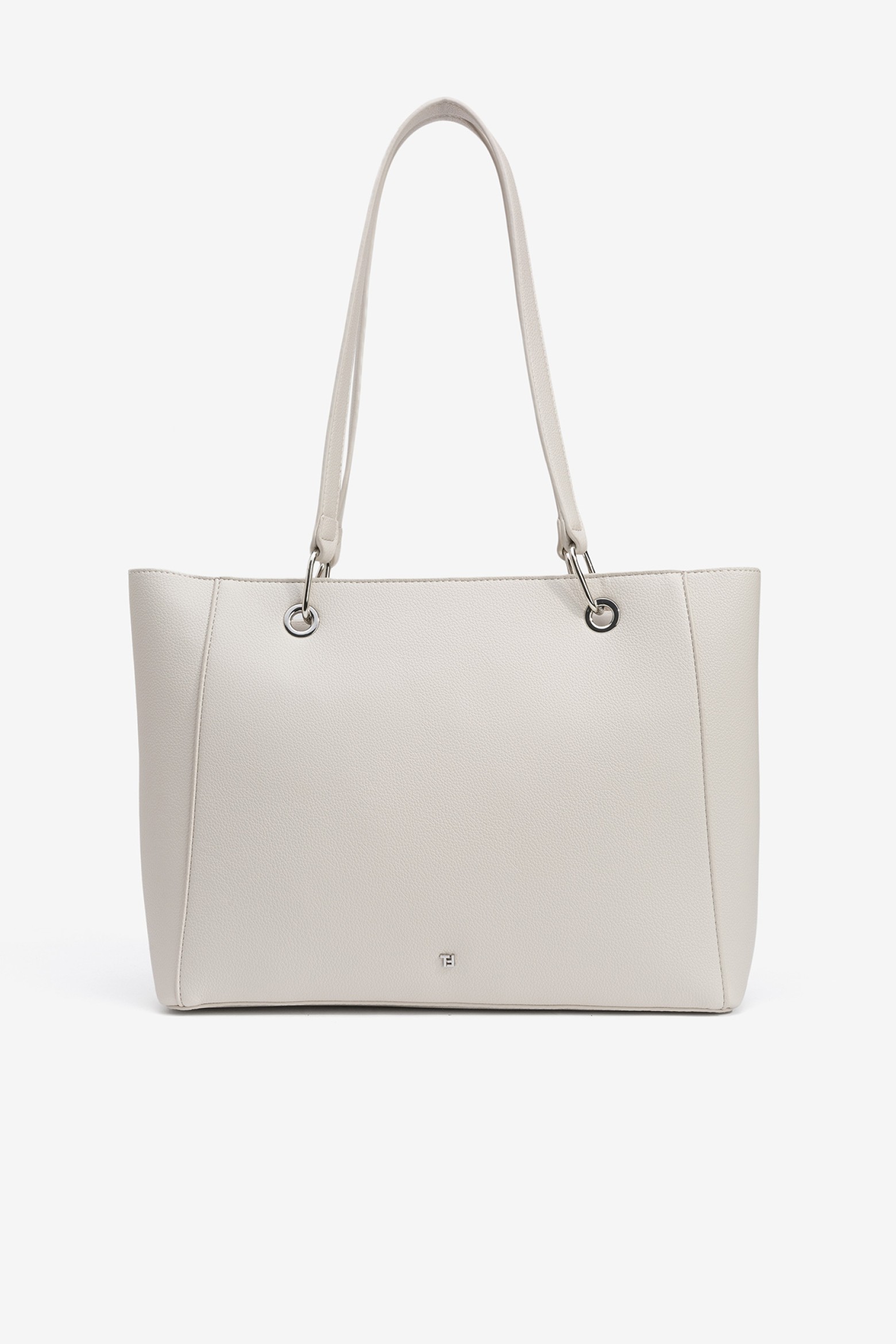 Shopper Bag with Metallic Detail
