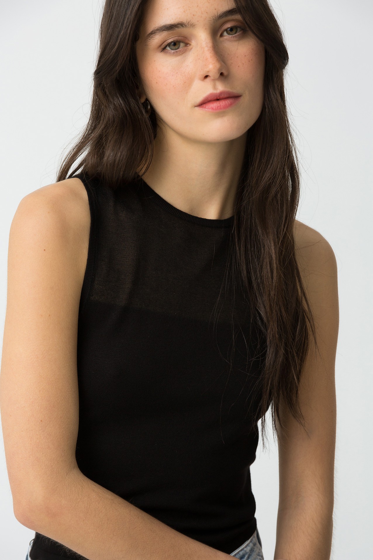 Ribbed Top - 10059031_000 - Tiffosi