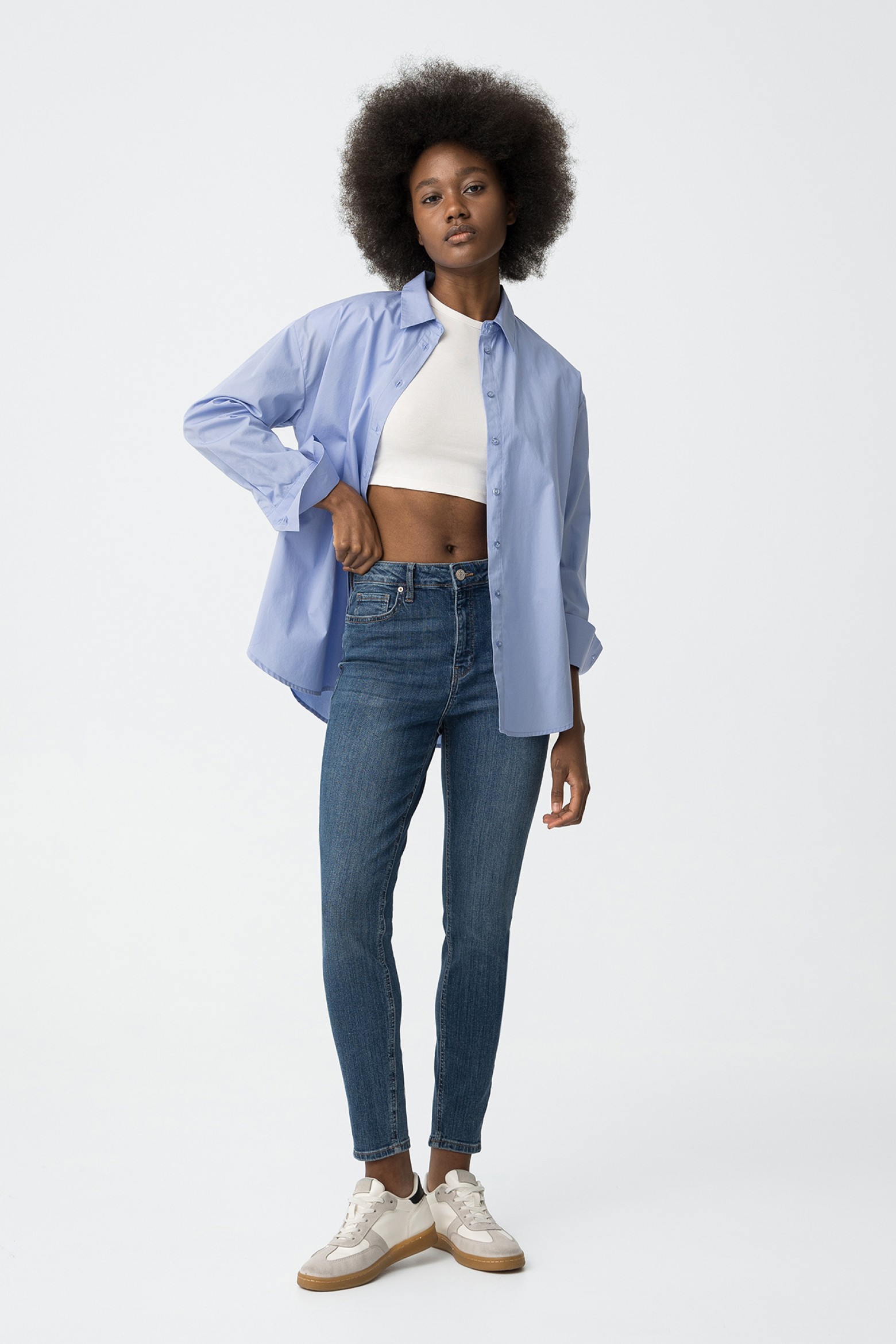 Lauren high-waisted skinny jeans