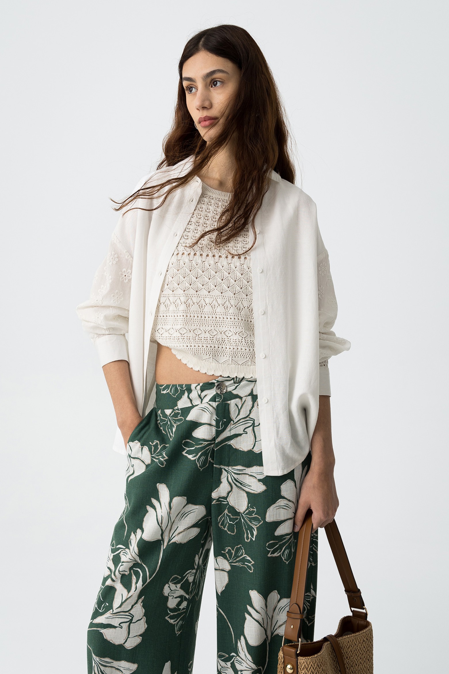 Crop Top Mesh Preperforated