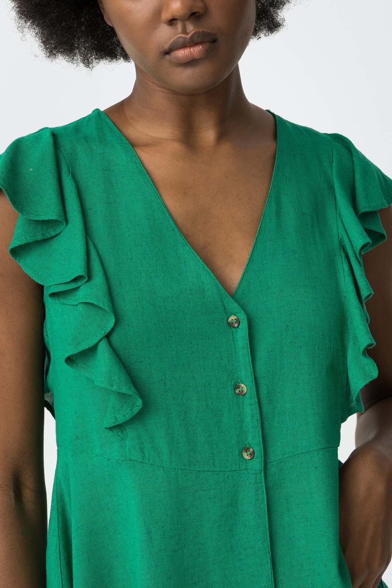 Blouse with Ruffles - 10059345_837 - Tiffosi