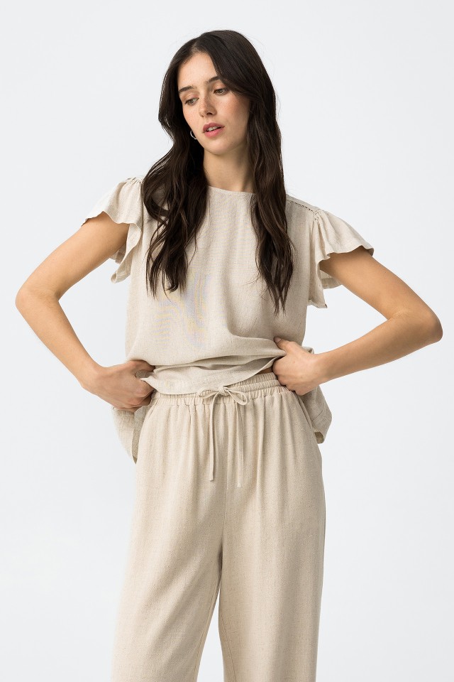 Blouse with Ruffle