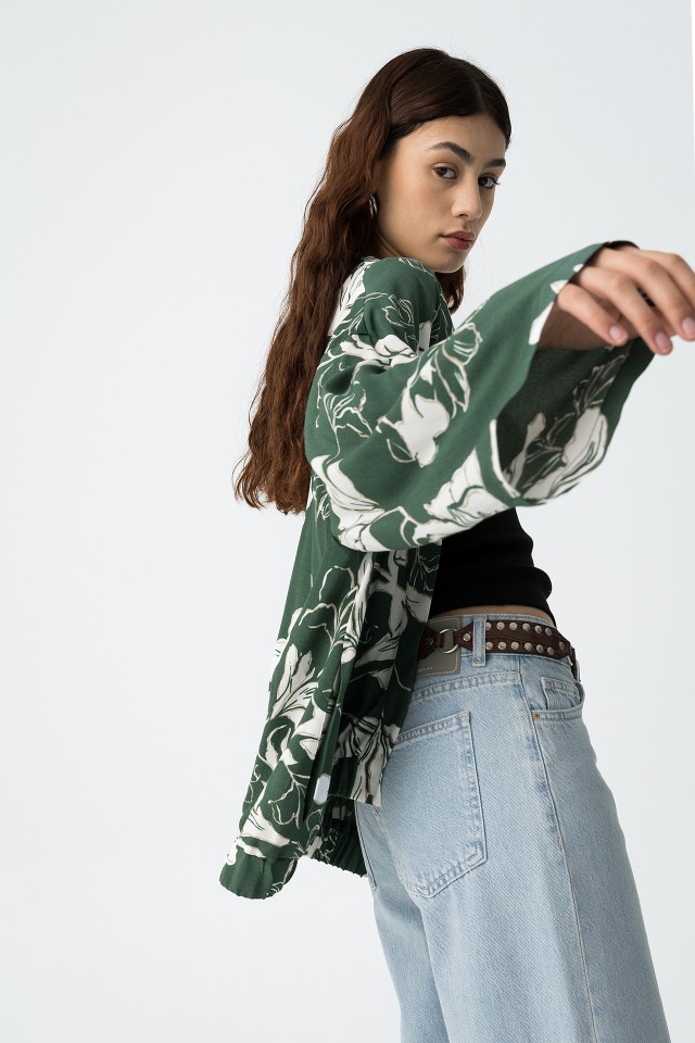 Casaco Estampado