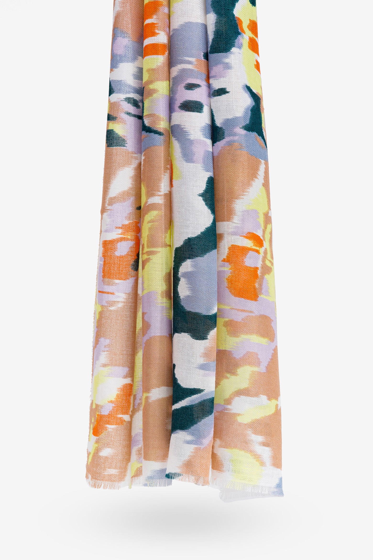 Blue Printed Scarf