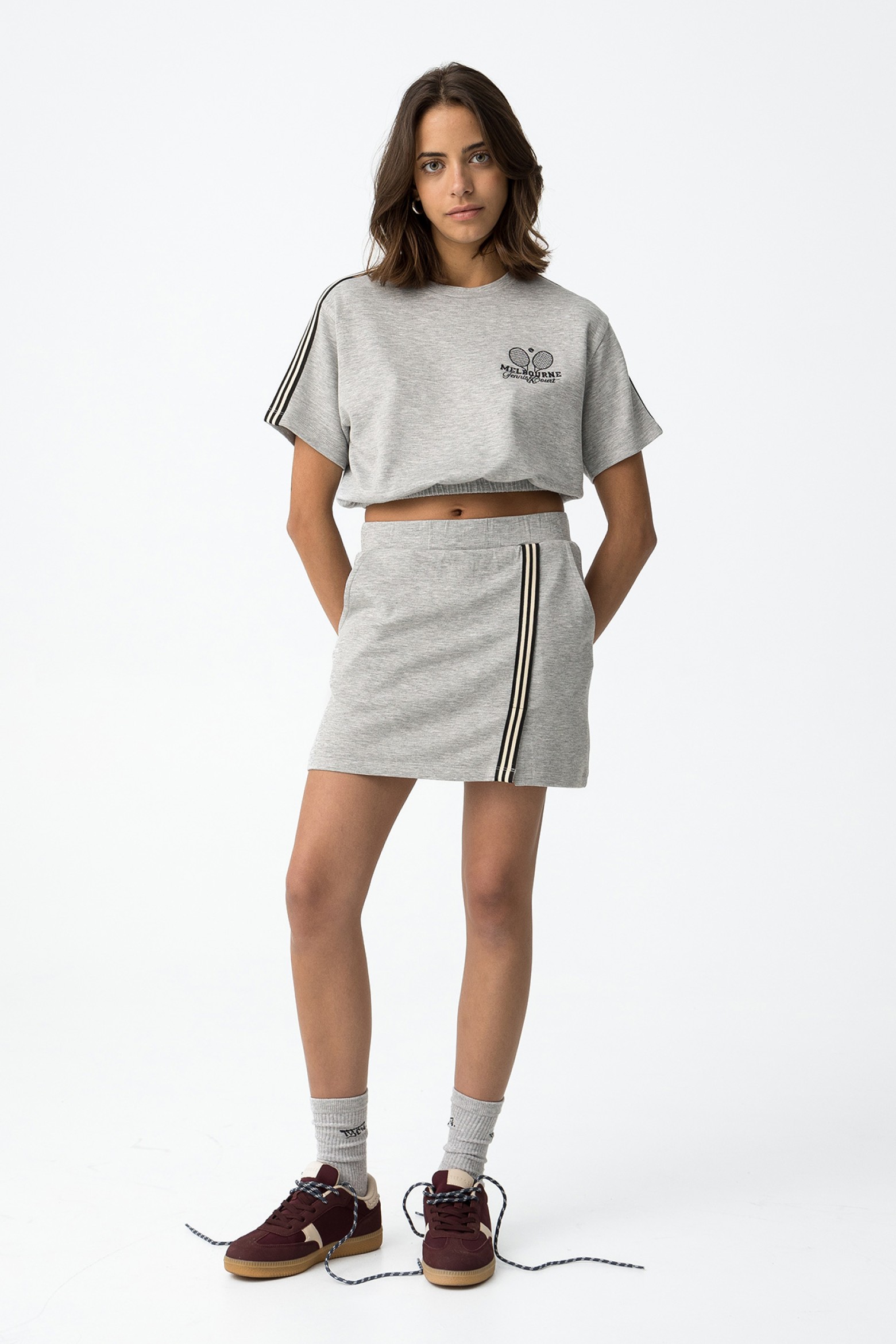 Felpa Sports Style Skirt-Shorts