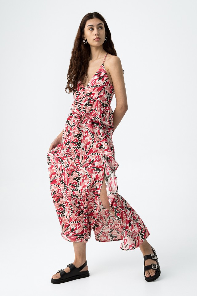 Vestido Longo Estampado