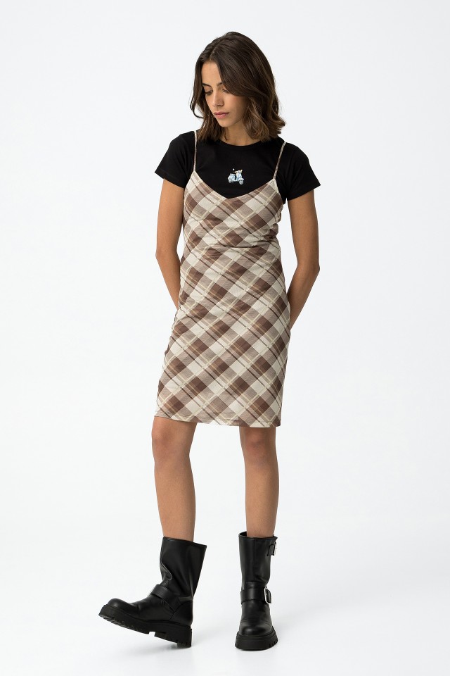 Vestido Curto Estampado